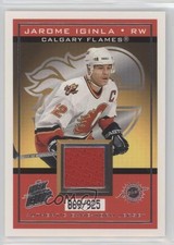 2003 Pacific Quest for the Cup Authentic Game-Worn Jerseys Jarome Iginla HOF 1o3