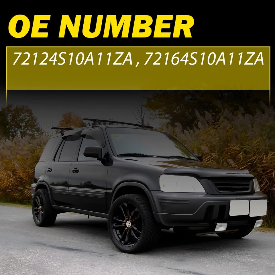 Juego de 2 piezas para HONDA CR-V CRV 1997-01 interior delantero trasero izquierdo derecho manija de puerta B Foto 3 de 4