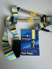 Renault F1 Formula 1 Team Test Session Team Pass Silverstone April 2006