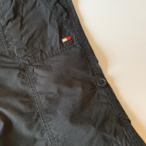 Tommy Hilfiger Sport Shorts Womens Size Small Black Roll Cuff Hybrid Shorts - Picture 6 of 17
