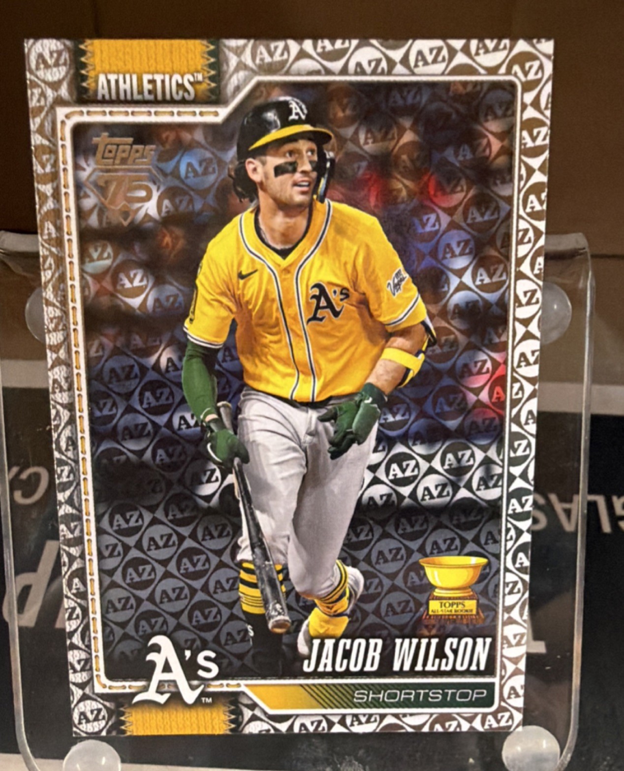 Topps 2026 Series 1 Jacob Wilson Oakland Athletics #240 Rookie Baseball ...