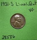 New Listing1931 S Lincoln Wheat Cent / Penny 1c Vf Very Fine