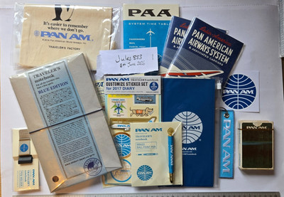 SELTEN PAN AM Traveler's Company Blue Edition Notebook Zubehörpaket - NEU UK