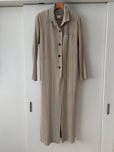 Issey Miyake, Abito lungo pieghe Please ISSEY MIYAKE vintage donna taglia L anni 90 made in Japan