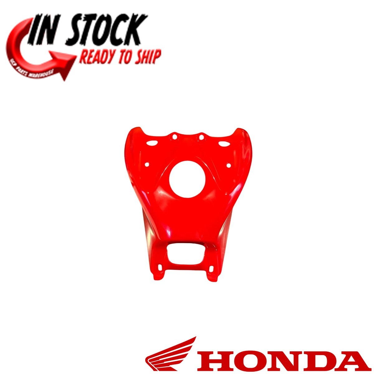 HONDA FUEL TANK COVER FENDER 2008-2024 TRX90X NITRO RED OEM NEW