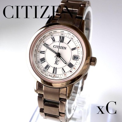 Funktioniert/Guter Zustand CITIZEN XC Cross Sea H240 Funkgesteuertes Solar-Titan