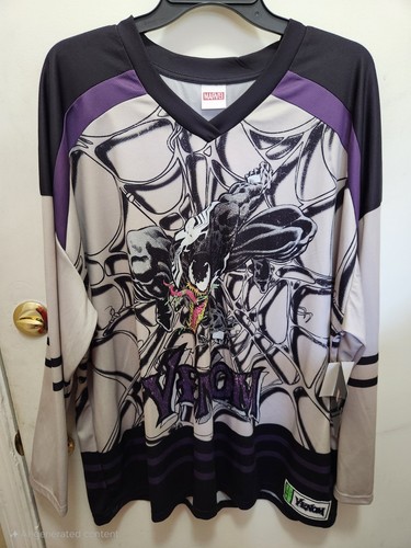 Marvel Venom #88 Herren 2XL Hockey Trikot! Neu - Bild 1 von 7