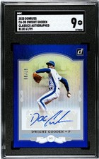 2020 Donruss Dwight Gooden Classics Autograph BLUE /99 AUTO SGC 9 MINT