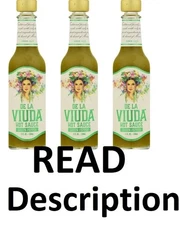 (lot of 3) De La Viuda GREEN PEPPER Hot Sauce, 5 fl oz. Hard To Find Best 6/2025