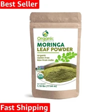 USDA Organic Moringa Powder - 1.10 lbs | Perfect for Smoothies and Health Boosts