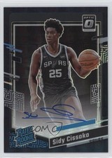 2023 Panini Donruss Optic Black Pandora Prizm 7/25 Sidy Cissoko #261 Auto 0l1u