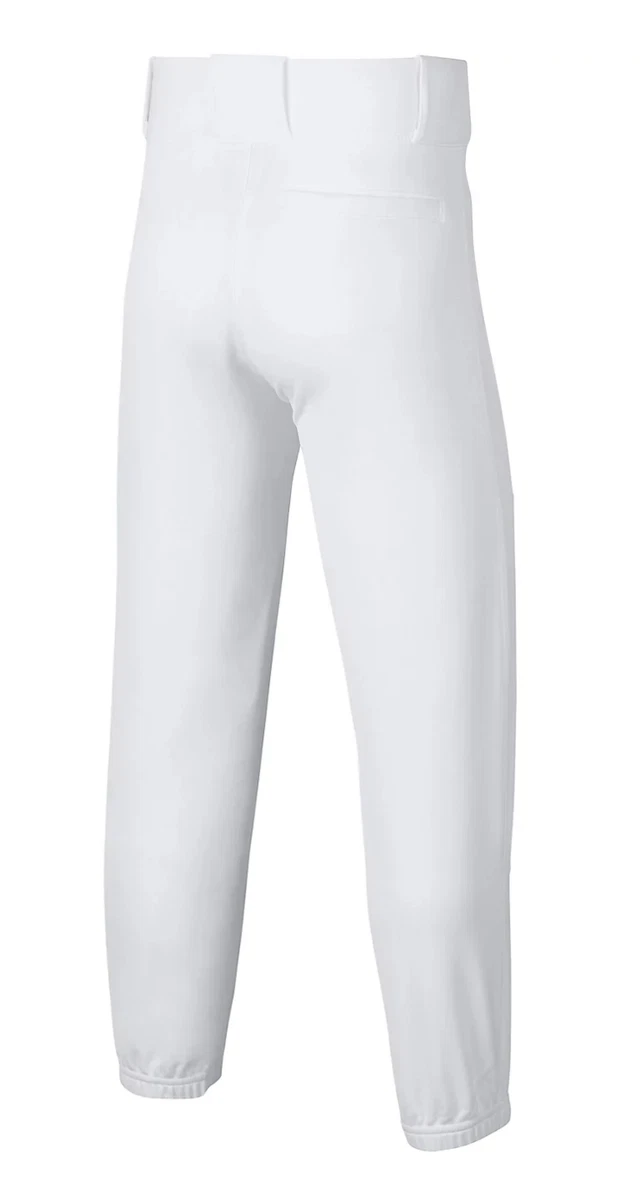 Nike Core elastische Bündchen weiß lange Baseballhose Jugend Jungen M 10 12 L 14 16