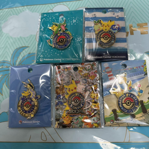 ポケモンセンター ロゴピンズ　5点セット 新品未開封】 ポケモンセンター ロゴピンズ 5点セット - メルカリ