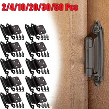 2-50Pcs American Style Cabinet Hinges 3/8"Inset Self Closing Face ,Frame Mount