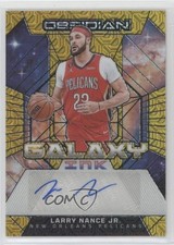2023 Obsidian Galaxy Ink Electric Etch Gold Flood /10 Larry Nance Jr Auto 0nr3