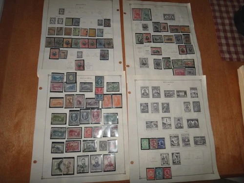 bulgaria mint never hinged and used stamps 68 pages