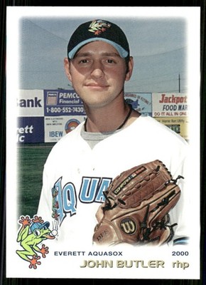 2000 Grandstand Everett Aquasox JOHN BUTLER RC MARINERS VILLA RICA GA