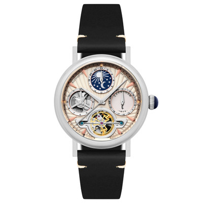 Heritage Beaufort Dual Time Date Open Heart Automatic Open Heart Cream Dial / Ge