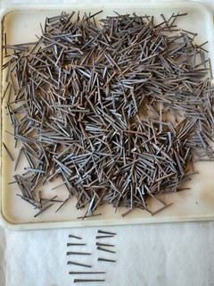 Job lot 500gms Hand Cut Antique Small Nails Various Sizes cabinet makers?
