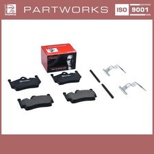 Bremsbeläge + Federbleche für PORSCHE 987 Boxster Cayman HINTEN