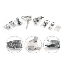 8PCS Presser Feet Kit For Singer Brother Janome Elna Kenmore Low Shank Machine