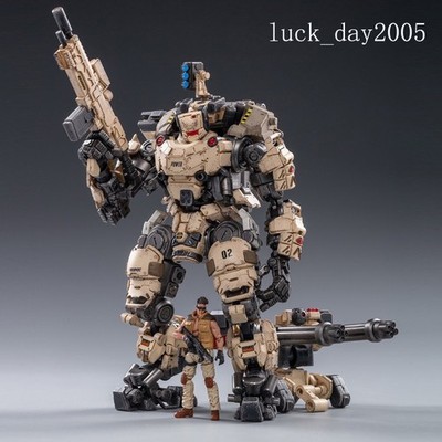 JOYTOY Steel Bone Armour Desert Ver Mecha 9'' Robot & Pilot 1/25 Action Figure