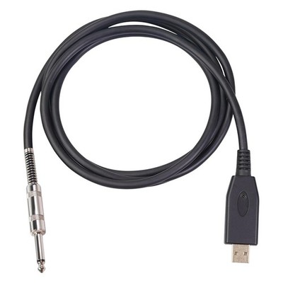 USB to 6.35mm Electric Guitar Cable Practical Premium Durability Portable