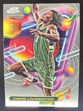 2023-24 Topps Cosmic Chrome #197 Chris Livingston RC Milwaukee Bucks