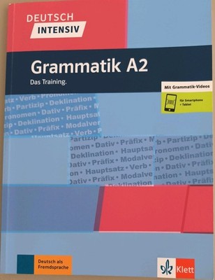 Deutsch intensiv Grammatik A2. Buch + online Das Training