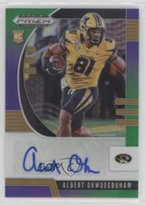 2020 Prizm Draft Picks Rookies Purple & Green /149 Albert Okwuegbunam Auto 12li