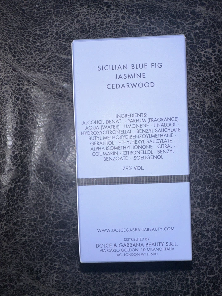 Dolce Gabbana синий жасмин духи полный размер 30 мл 1,0 жидк. унц новый в коробке - Изображение 2 из 3