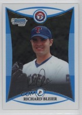 2008 Bowman Draft Prospects Chrome Richard Bleier #BDPP22 0f6