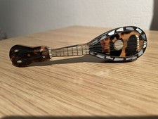 Vintage Collectible Miniature Mandolin String Instrument Antique Musical