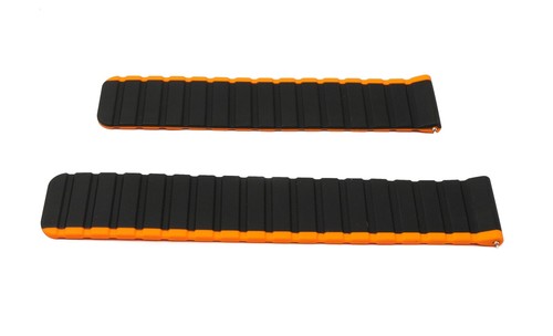 Bracelet 22 MM Silicone Magnetic for Samsung Galaxy Watch 5 4 IN Orange - Zdjęcie 2 z 5
