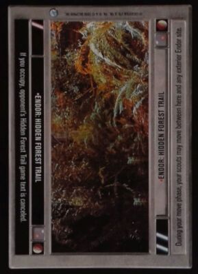 1x  Endor: Hidden Forest Trail - Fixed - 2000 Copyright Ungraded Death Star II S