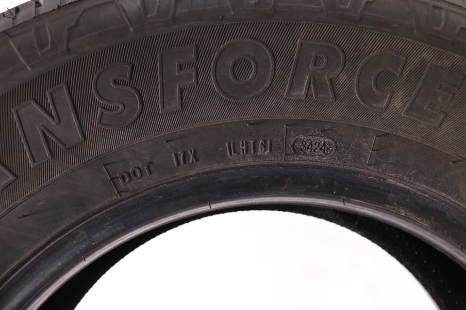 Set of 2 Used LT 225/75R16 Firestone Transforce HT2 - 115/112R - 11-12/ ...