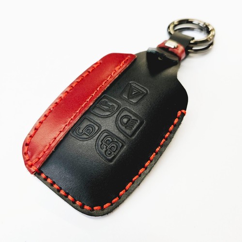 Real Leather Smart Key Cover For Range Rover Sport HSE Velar Vogue - Picture 5 of 9