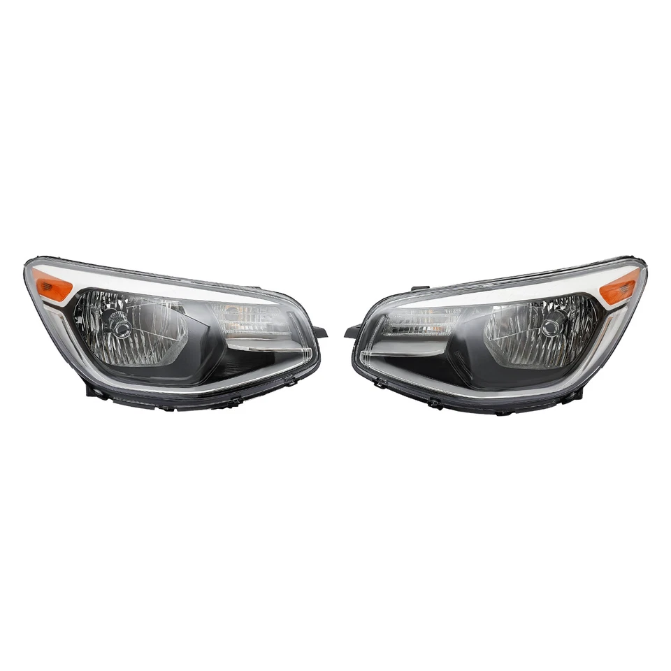 For Kia Soul 1.6L/2.0L 2014-2019 Halogen Headlights Left+Right Headlamp Pair Set Foto 3 de 4