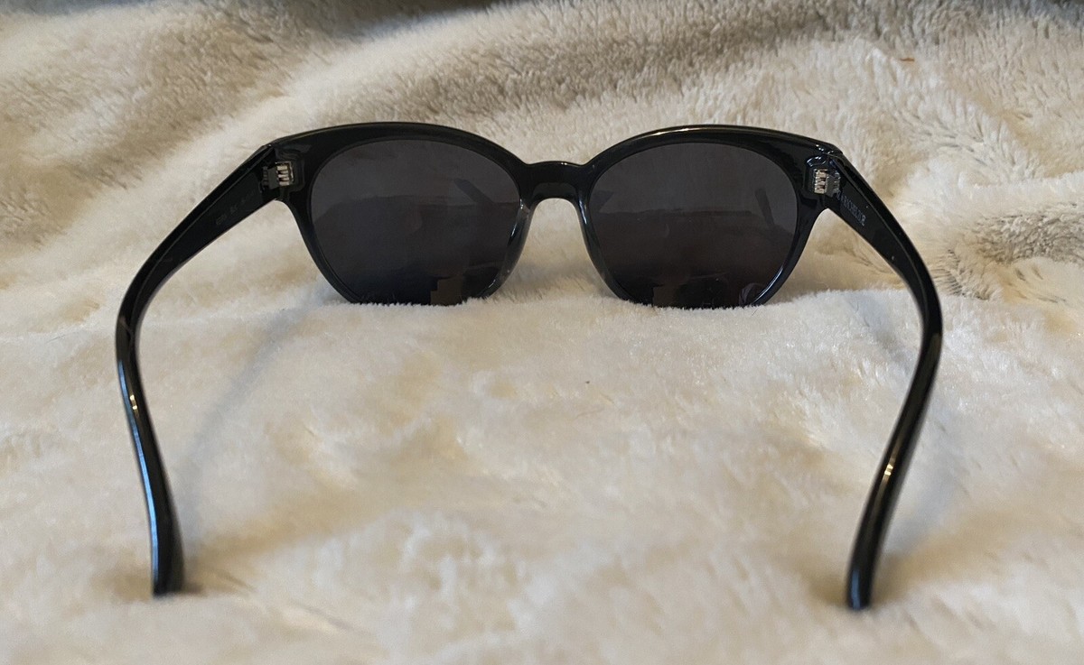 RZ By Rachel Zoe Keira Black Sunglasses 56-17-141 Cat Eye | eBay display picture 1