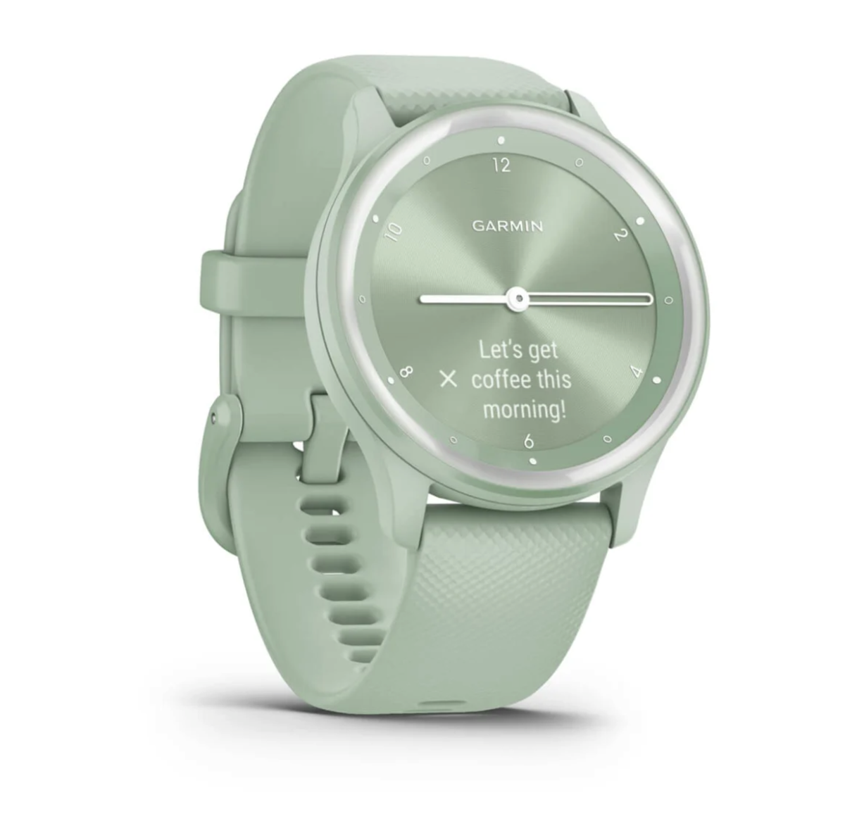 Garmin vivomove Sport Activity Tracker Cool Mint and Silver