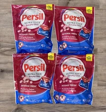 Persil Ultra Pacs Intense Fresh Everyday Clean Laundry Detergent, 16 Ct Lot Of 4