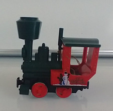 GNOMY 990 Friction Powered Vintage Toy Red Train Engine Made in Germany NWT