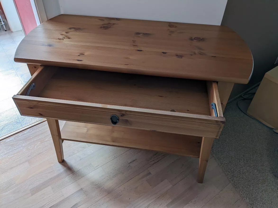 Ikea wooden computer desk outlet