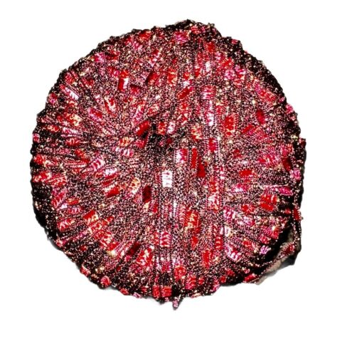 Garn KFI Dazzle Metalic 85% Polyamid, 15% Metallic 50gr, 140yd, rot - Bild 2 von 3