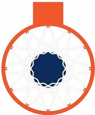 Basketball Net Cornhole Decal Sticker - No Bl...