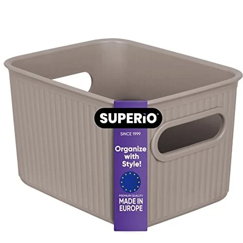 4-Pack Faux Rattan Cube Storage Baskets - 25x25x25cm, Foldable, Waterproof For Toys & Clothes