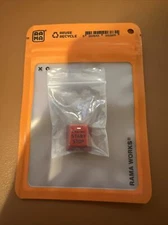RAMA WORKS x GMK Redline 1u Keycap - Start Stop Metal Artisan
