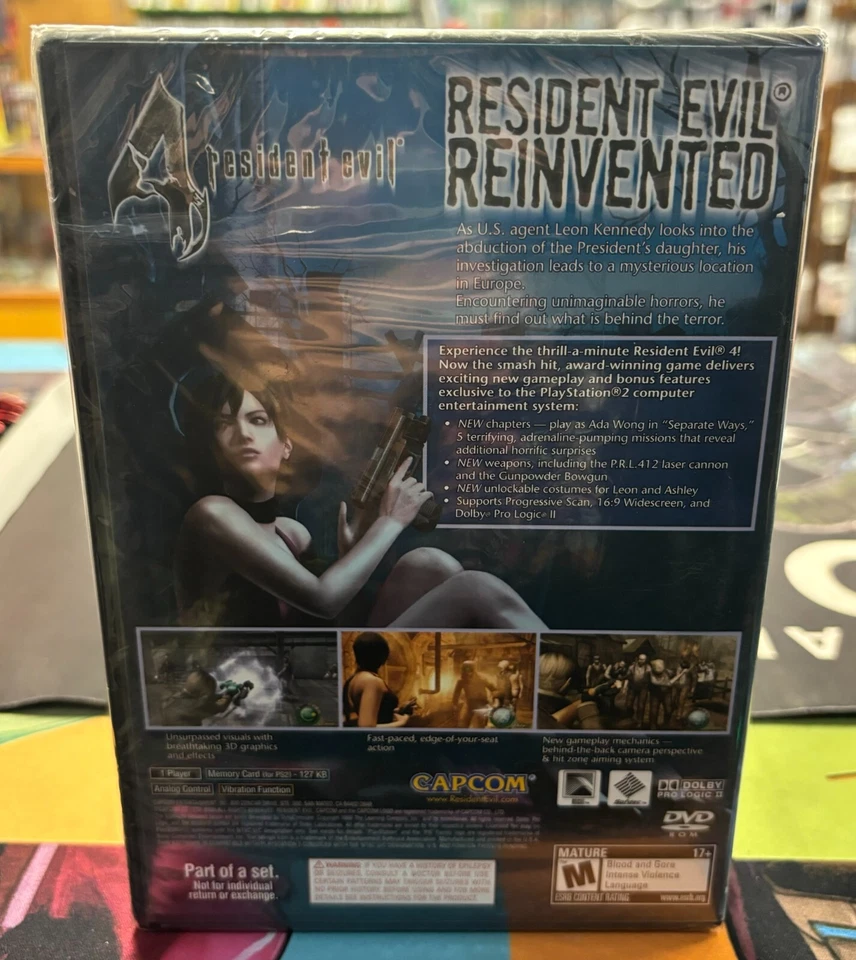 Resident Evil 4 -Not For Resale - (PlayStation 2, 2005) Factory Sealed - Image 2 of 3