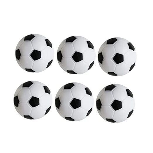 Foosball Table Replacement Foosballs, 36mm Game Table Size Black and White