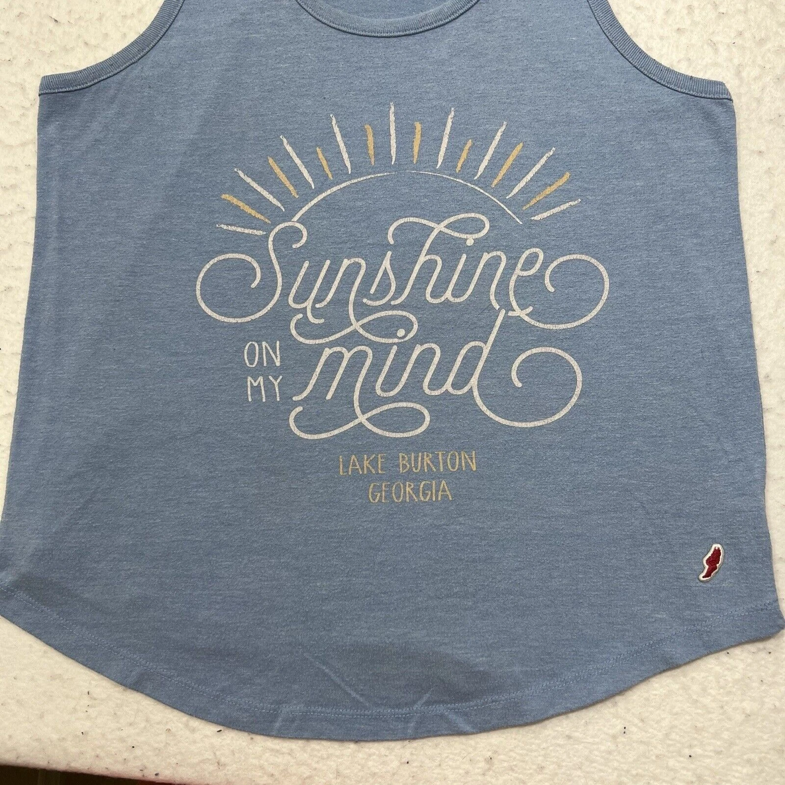 burton sunshine on my mind lake tank-top